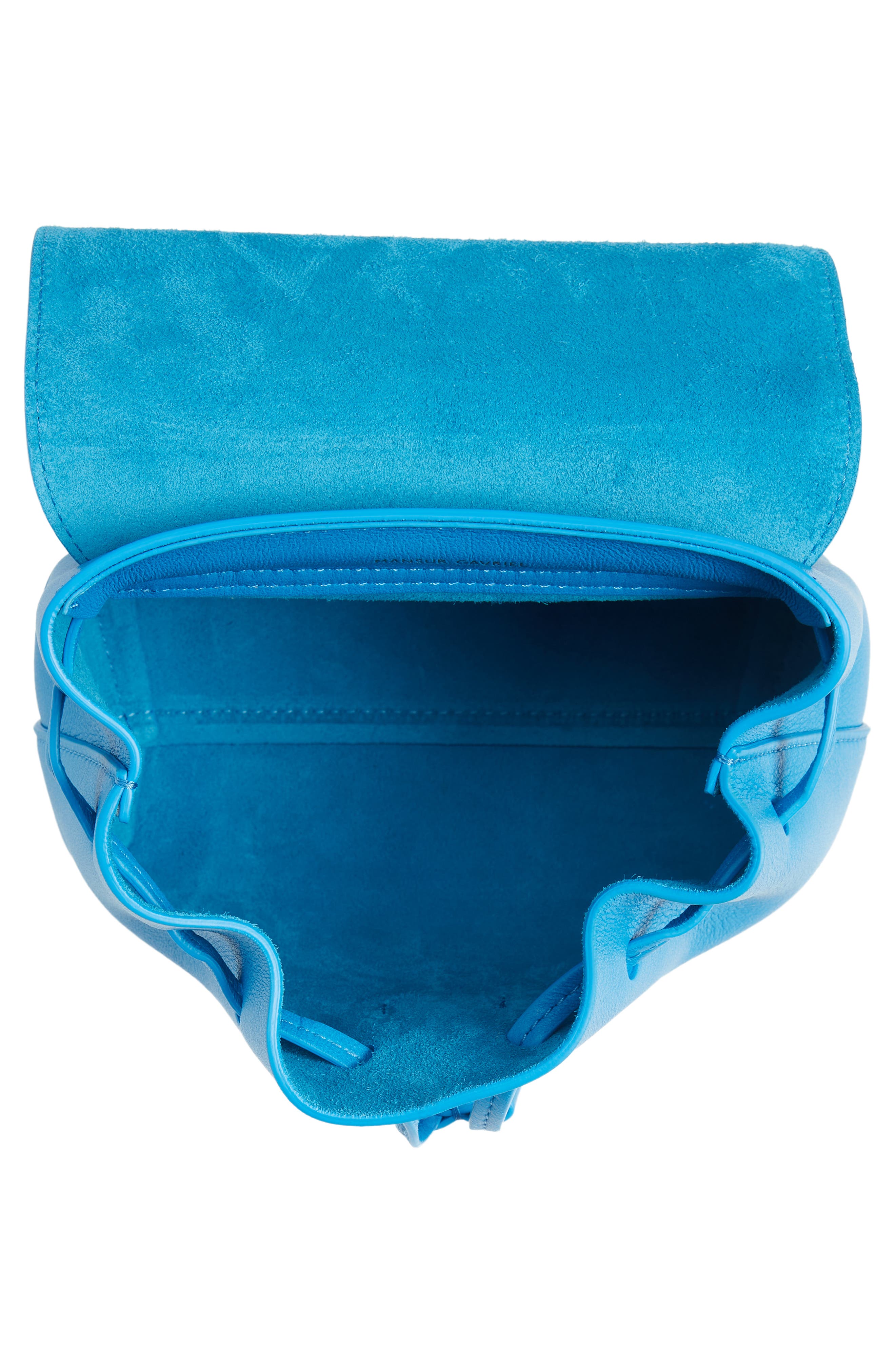 Mini Soft Lady Leather Bag, Alternate, color, CERULEAN