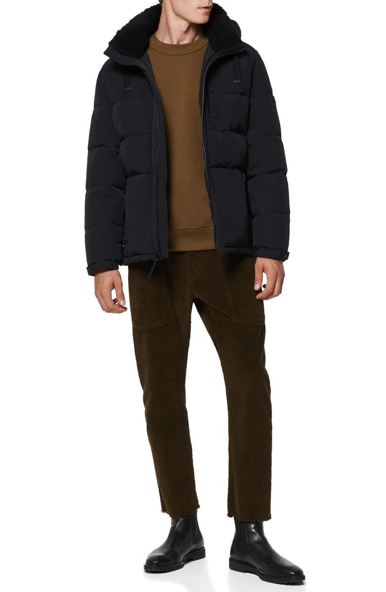 Marc New York Hubble Faux Fur Collar Water Resistant Puffer Coat, Alternate, color, 