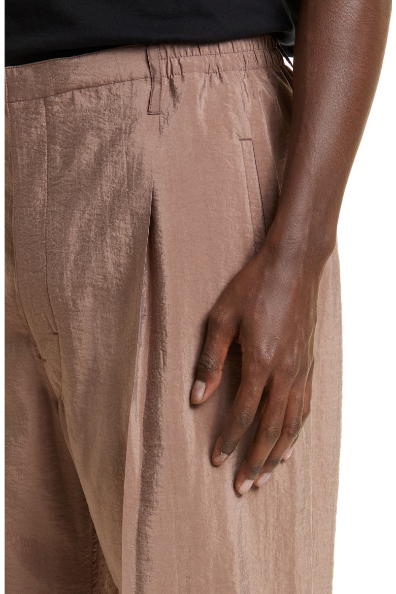 Easy Pleated Silk Blend Pants, Alternate, color, MISTY MAUVE PU813