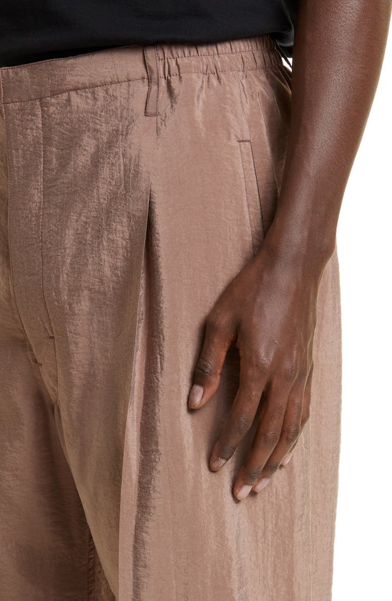 Lemaire Easy Pleated Silk Blend Pants, Alternate, color,