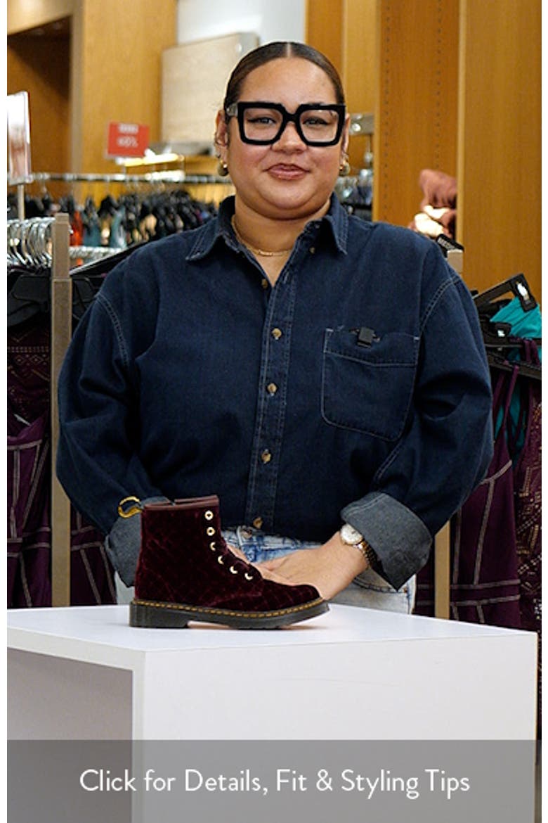 Kids' 1460 Quilted Velvet Boot video