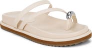 LONDON RAG Beaded Toe Loop Slide Sandal