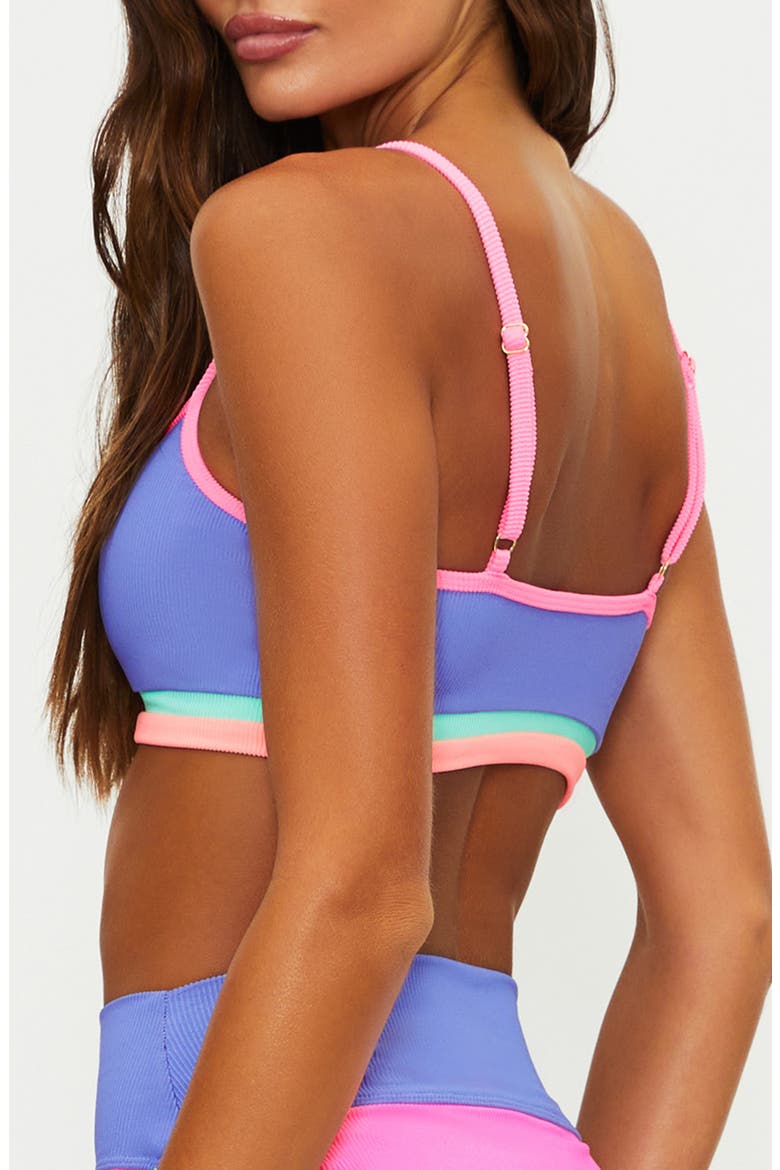 Val Colorblock Bikini Top, Alternate, color, SHERBERT SHORES COLORBLOCK