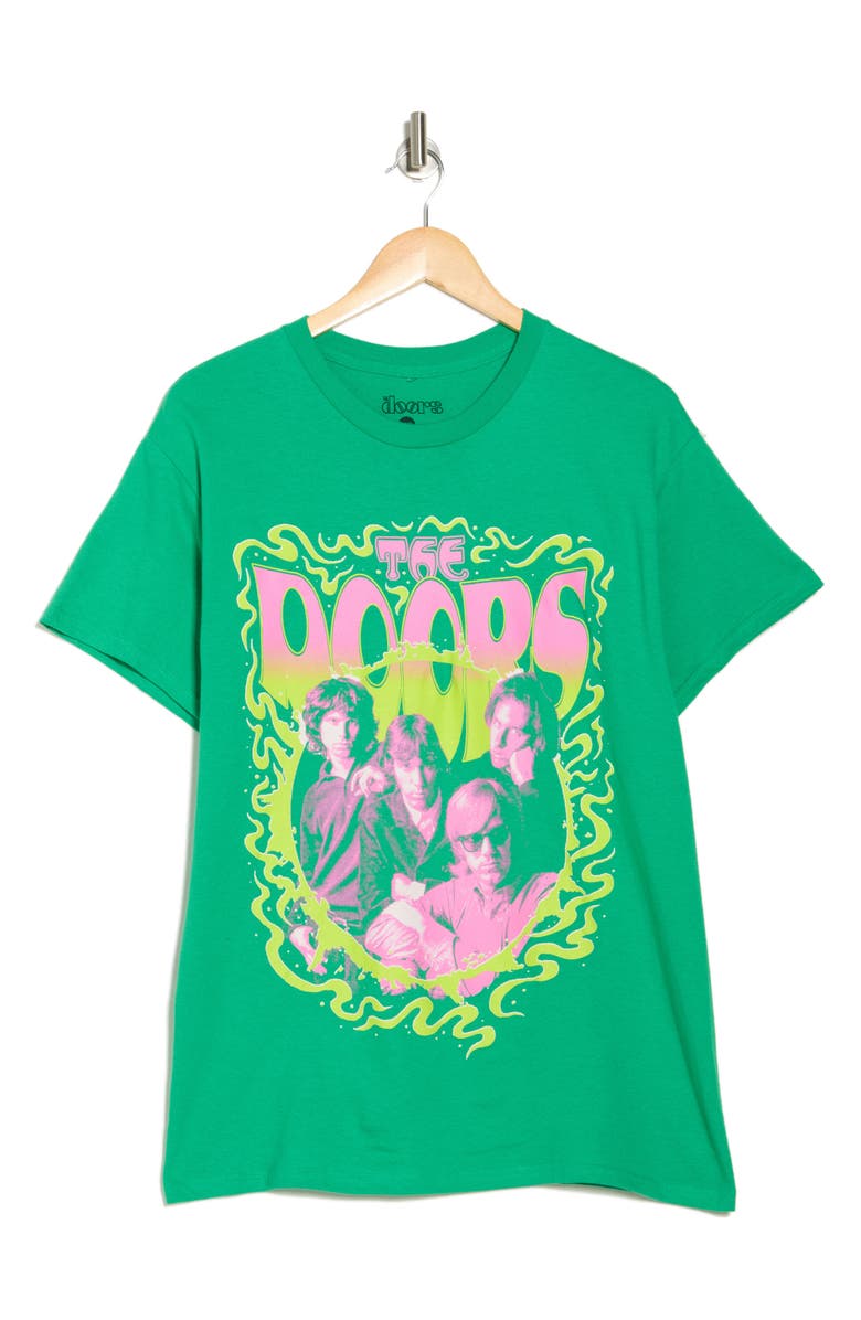Merch Traffic The Doors Band Cotton Graphic T-Shirt, Alternate, color, 