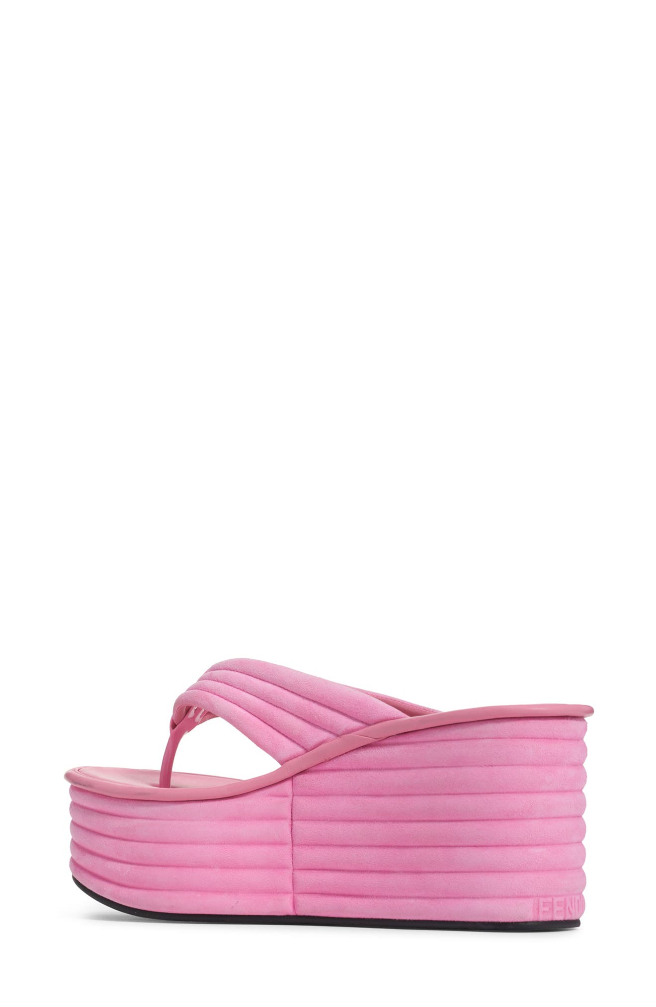 Fendi Promenade Platform Flip Flop, Alternate, color, 