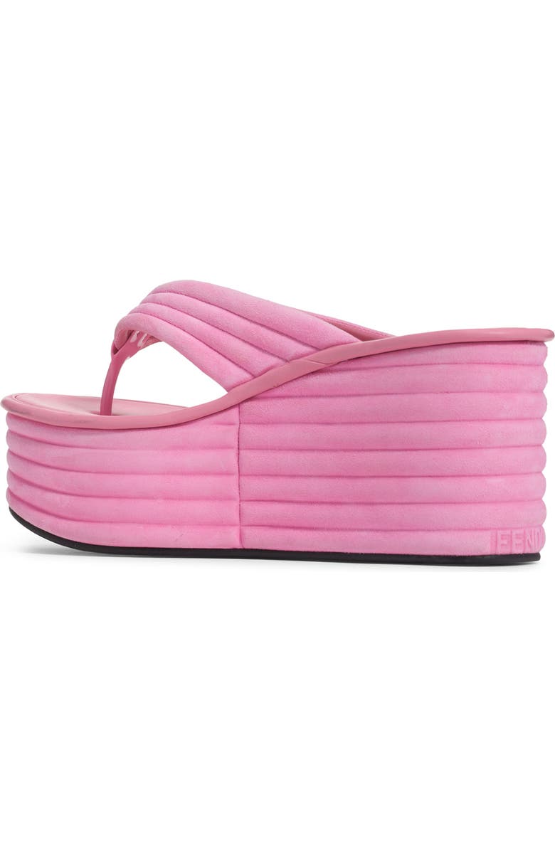 Fendi Promenade Platform Flip Flop, Alternate, color,