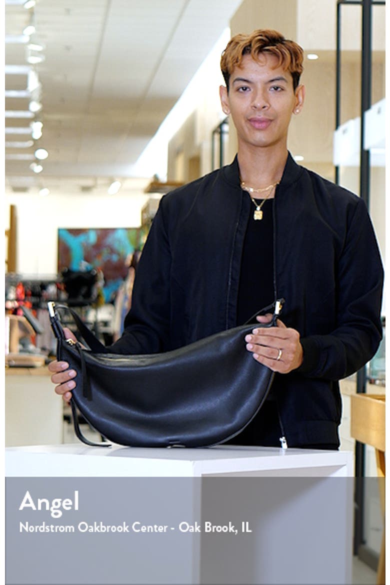 Half Moon Leather Shoulder Bag video