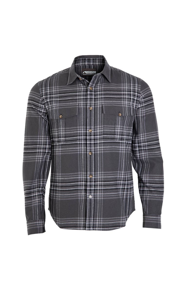 Noda Flannel Shirt, Main, color, Black