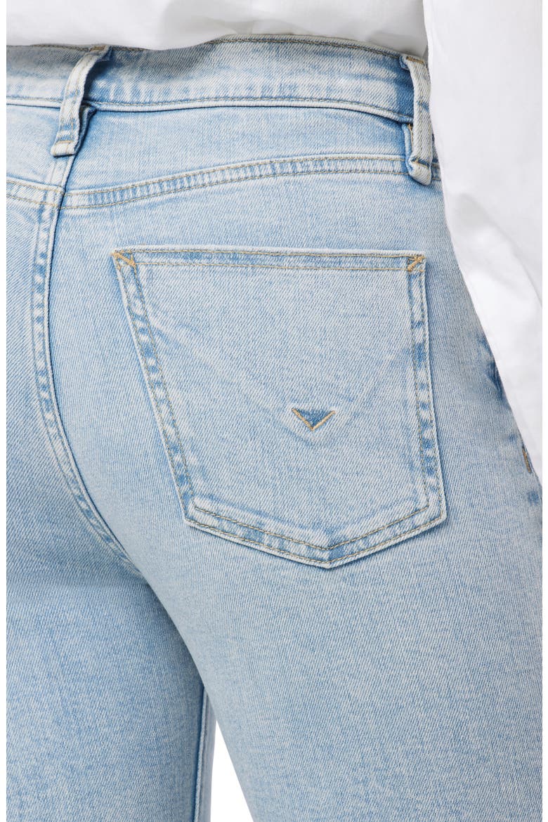 Remi Ripped High Waist Ankle Straight Leg Jeans, Alternate, color, STAR DUST