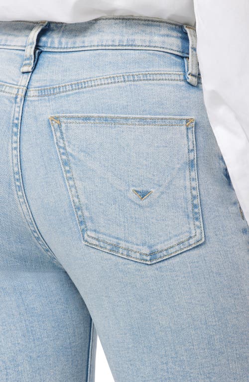 Hudson Jeans Remi Ripped High Waist Ankle Straight Leg Jeans In Blue