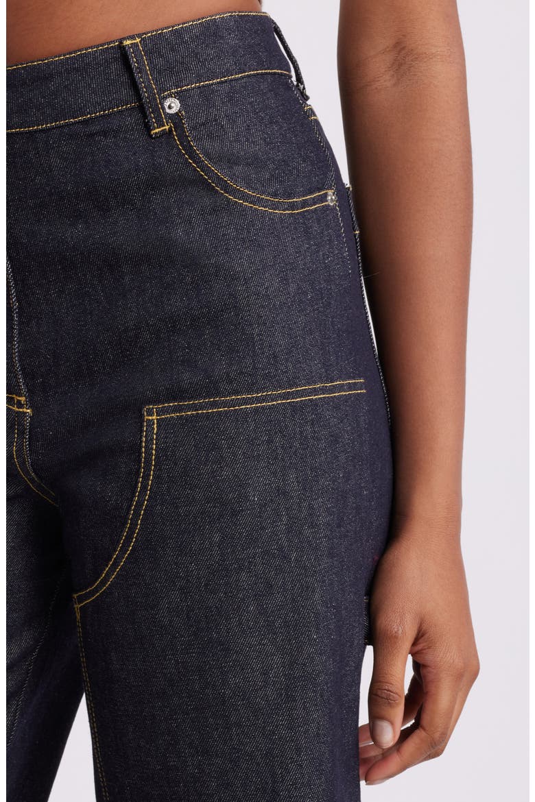 Ashyla Wide Leg Jeans, Alternate, color, DARK INDIGO