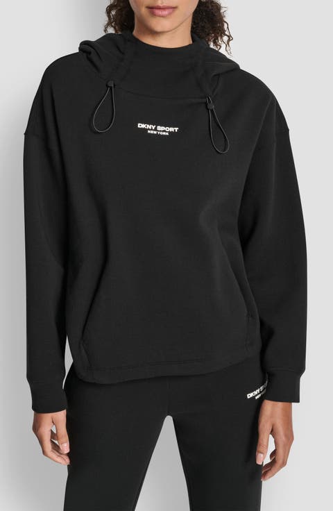 Cotton Blend Bungee Hoodie