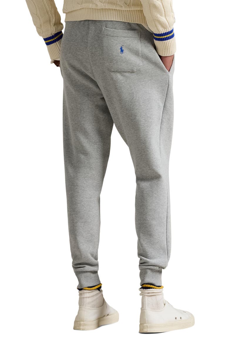 Fleece Embroidered Logo Joggers, Alternate, color, ANDOVER HEATHER