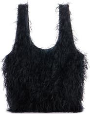 Dries Van Noten Shaggy Faux Fur Tote