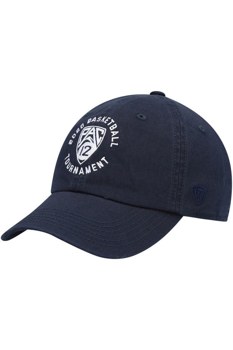 Men's Top of the World Navy Pac-12 2020 Basketball Tournament Adjustable Hat, Main, color, Navy