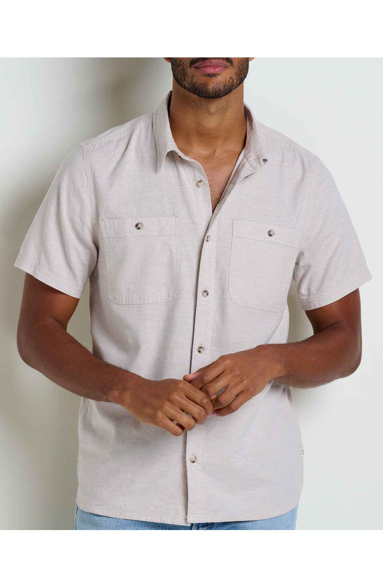 Toad & Co Men's Taj Hemp Shirt, Alternate, color, Oatmeal