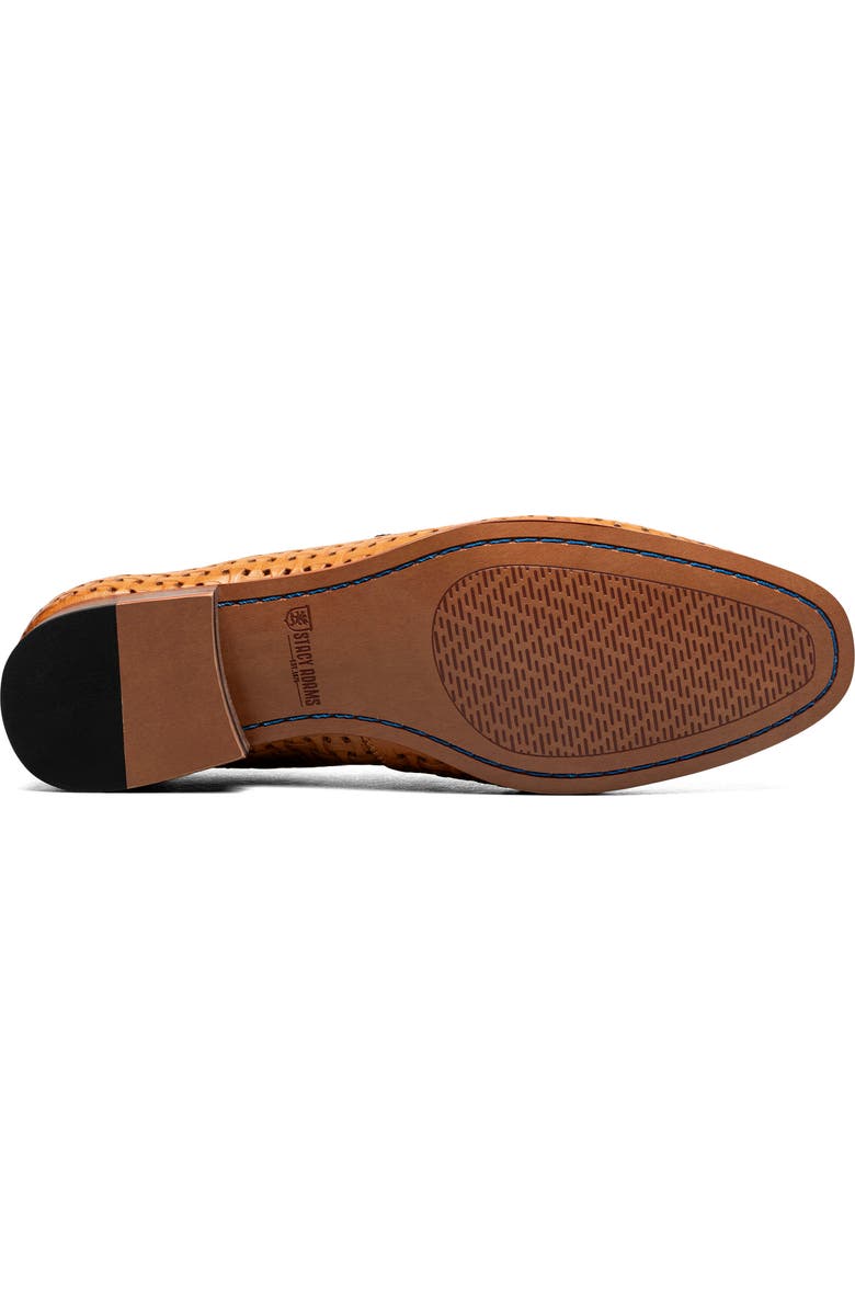Stacy Adams Winstead Saddle Penny Loafer, Alternate, color, Natural