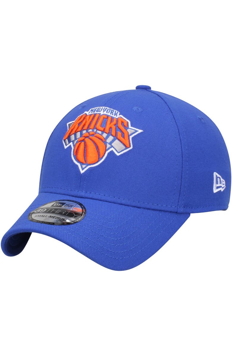 New Era Men's New Era Blue New York Knicks Team Classic 39THIRTY Flex Hat, Main, color, Blue