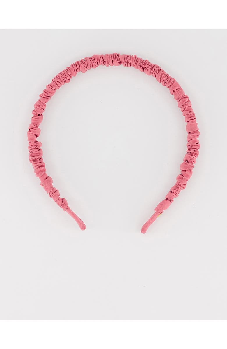 Alexandre de Paris Sourire d'Ete Silk Headband, Alternate, color, Melon