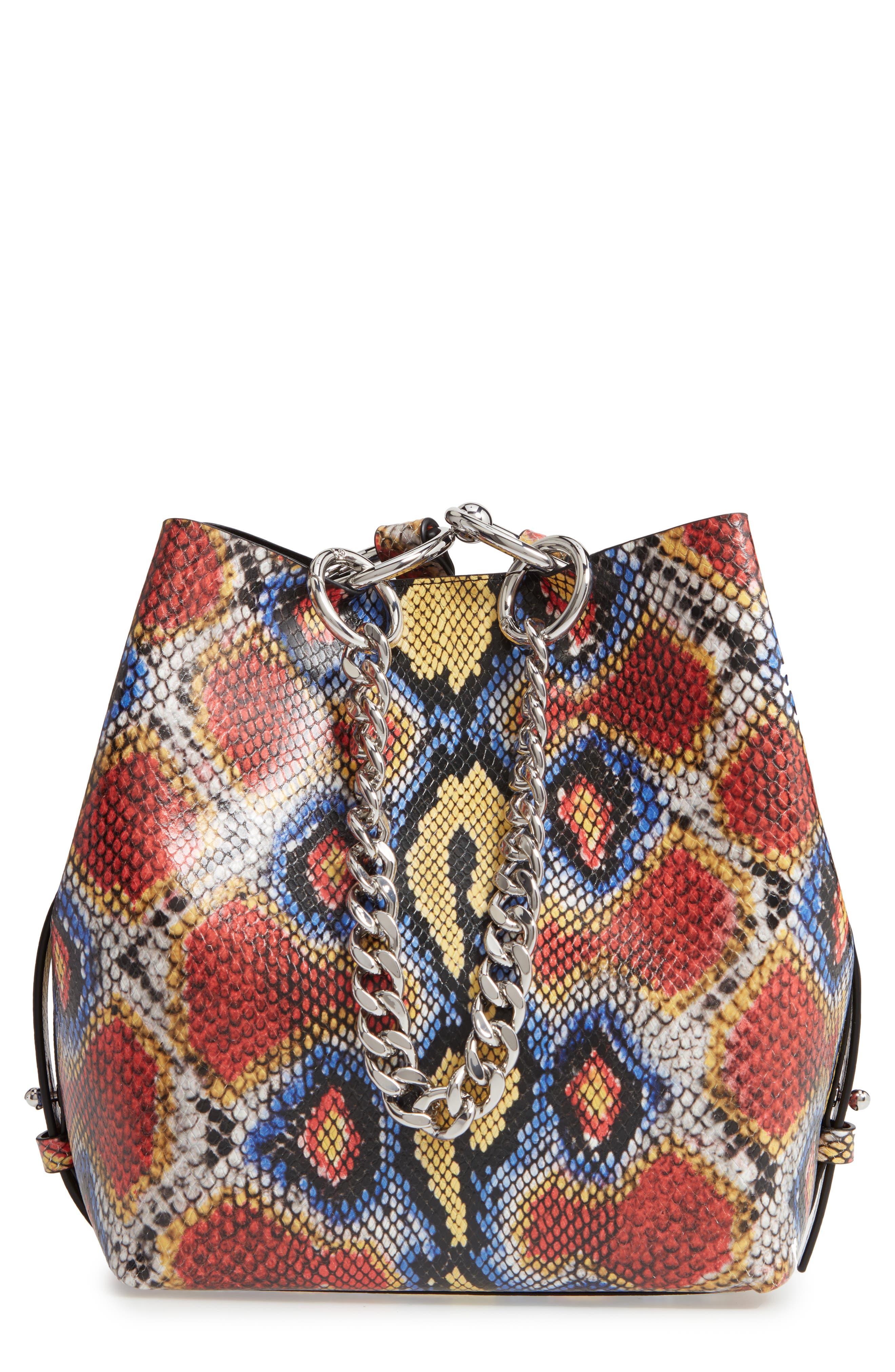 Rebecca Minkoff Medium Kate Leather Satchel, Main, color, 