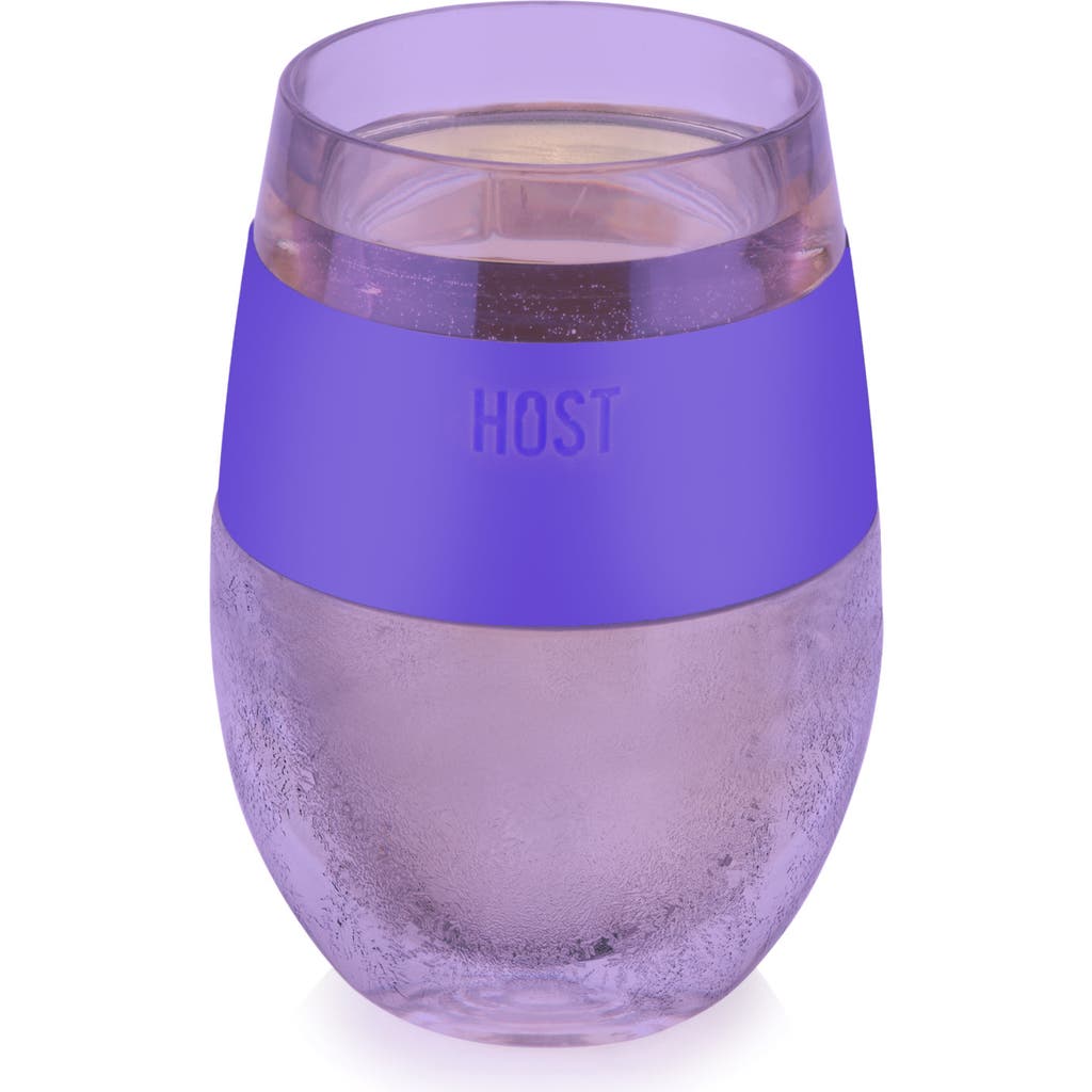 Host Wine Freeze Cooling Cup In Tinted Purple