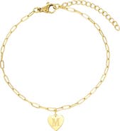 Adornia Initial Chain Bracelet