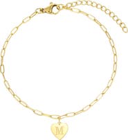 Adornia Initial Chain Bracelet