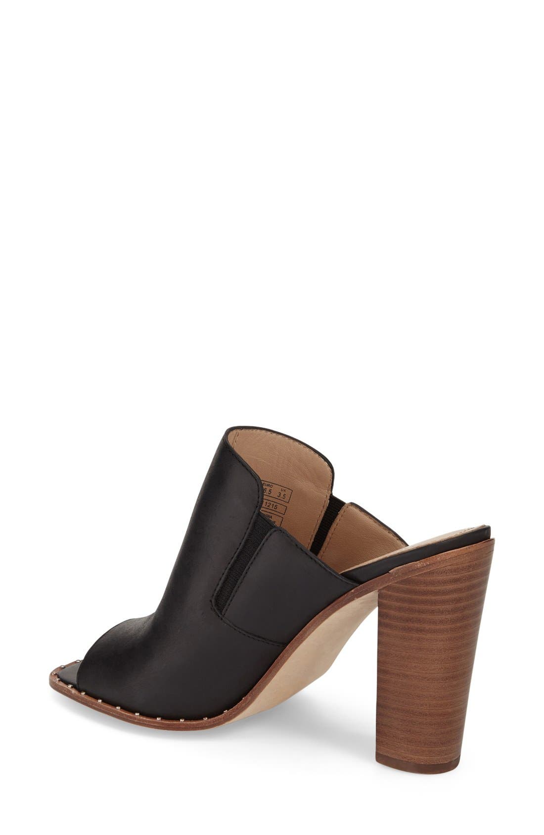 Pour la Victoire 'Geo' Studded Mule, Alternate, color, 