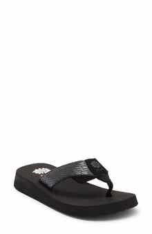 Flax Platform Flip Flop