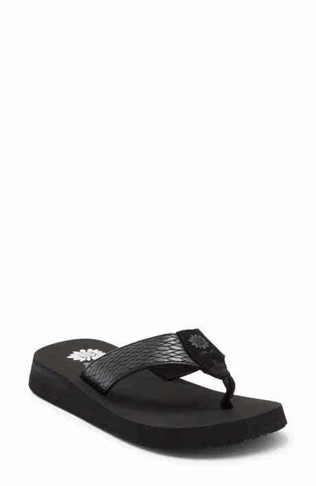 Yellow Box Premium Flax Platform Flip Flop