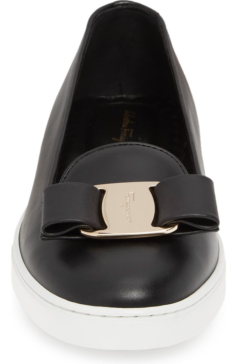FERRAGAMO Salvatore Ferragomo Novello Bow Sneaker, Alternate, color,