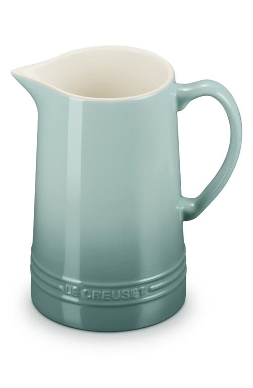 Le Creuset 1.6-quart Stoneware Signature Pitcher In Blue