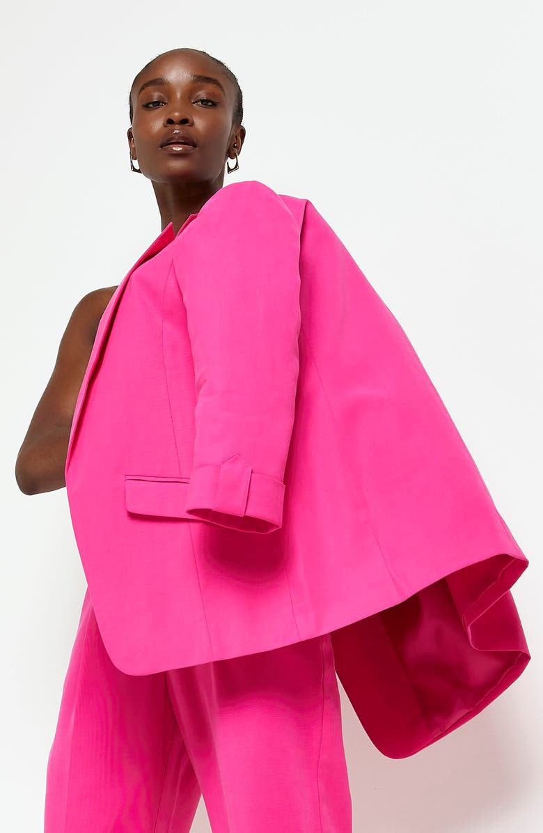 River Island Edge to Edge Casual Blazer, Alternate, color, 