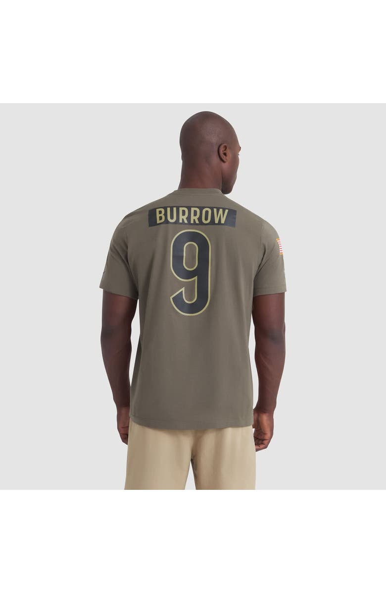 Nike Men's Nike Joe Burrow Olive Cincinnati Bengals 2025 Salute to Service Name & Number T-Shirt, Alternate, color, Olive