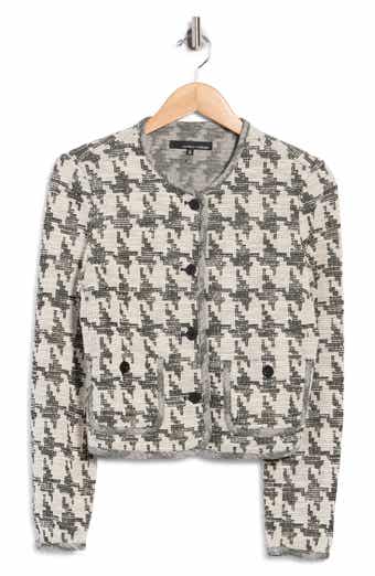 Cropped Patterned Jacket