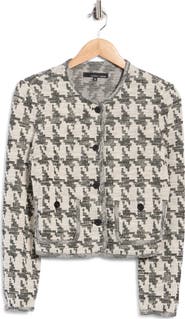 ATELIER LUXE Cropped Patterned Jacket