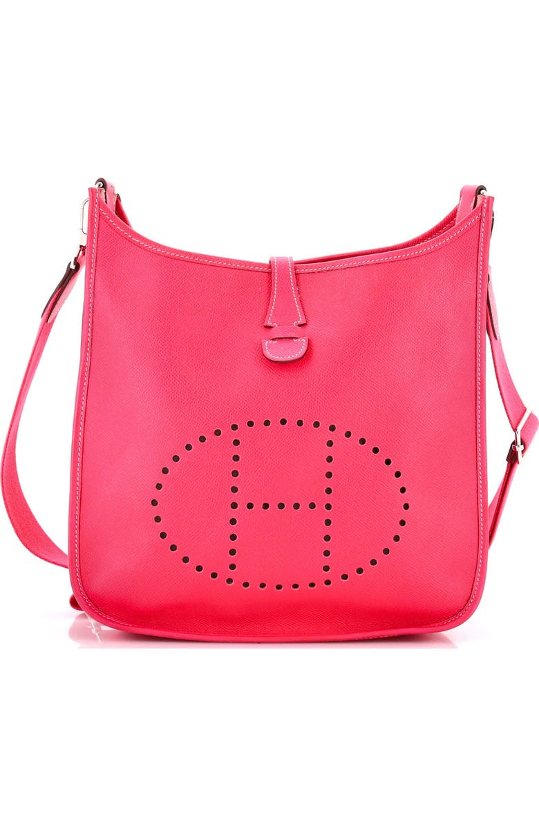 Pre-Owned Hermes Evelyne Bag Gen III Epsom PM, Main, color, Rose Tyrien