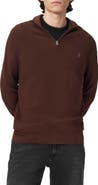 AllSaints Wool Blend Quarter Zip Sweater