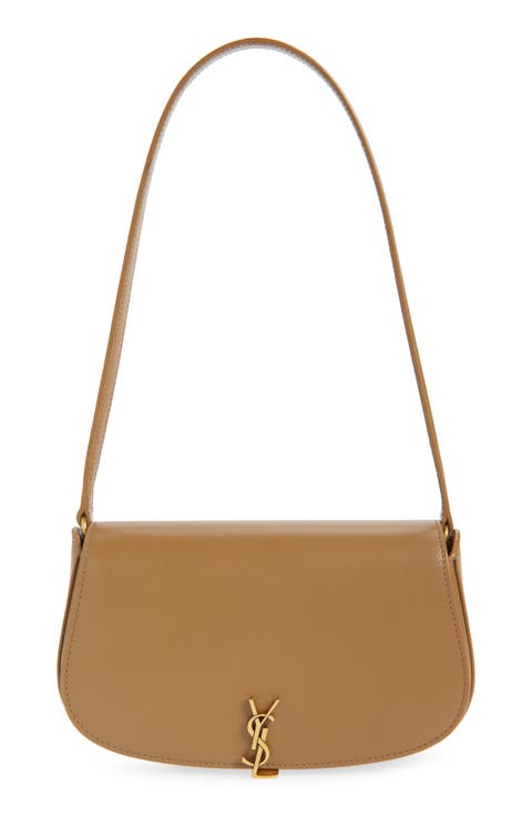 Mini Cassandre Flap Leather Shoulder Bag