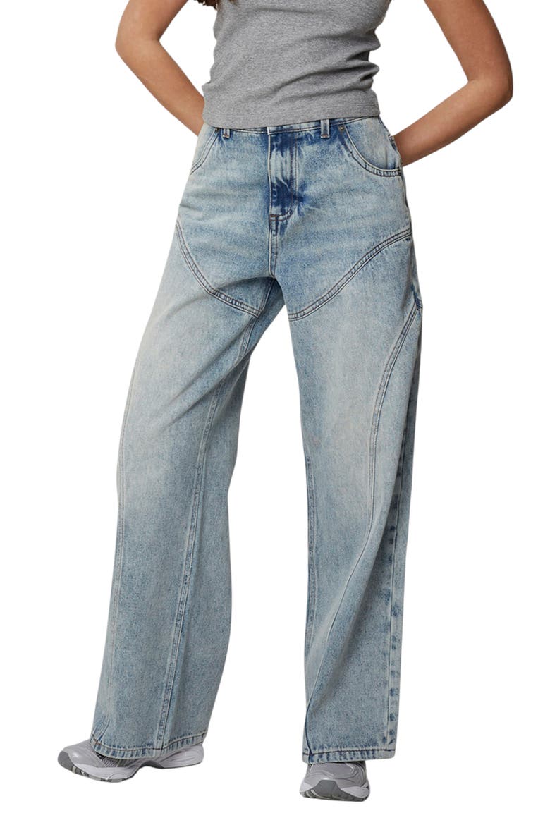 Denim Suture Jean, Main, color, Blue