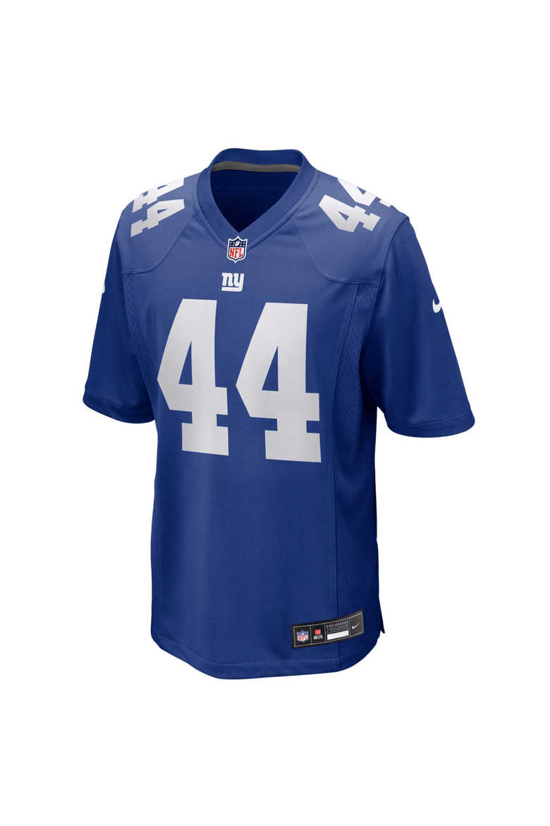 Men's Nike Cam Skattebo Royal New York Giants Team Game Player Jersey, Alternate, color, Royal