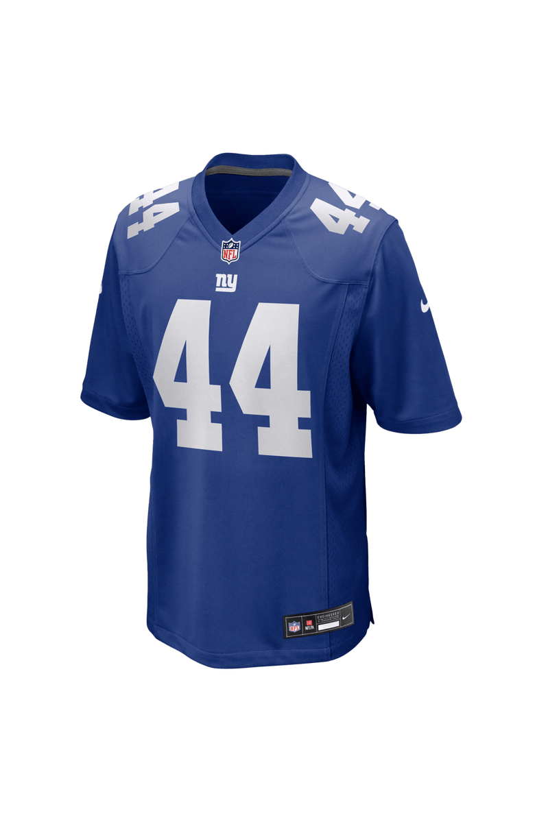 Nike Men's Nike Cam Skattebo Royal New York Giants Team Game Player Jersey, Alternate, color, Royal