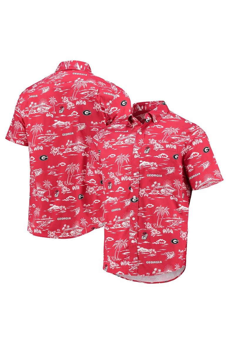 Men's Reyn Spooner Red Georgia Bulldogs Classic Button-Down Shirt, Main, color, Red