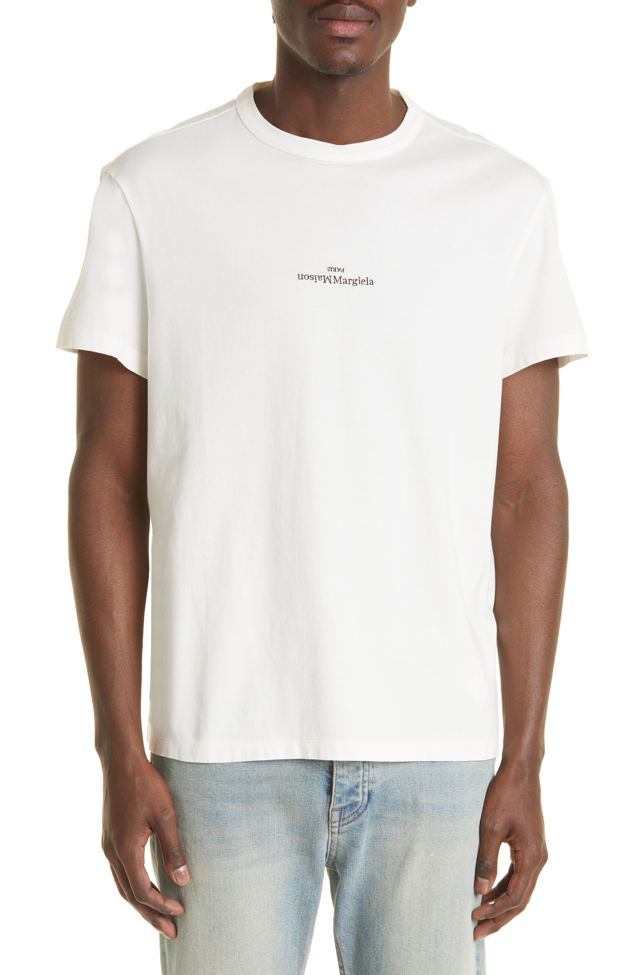 Maison Margiela Upside Down Cotton Logo T-Shirt (Men) | Nordstrom