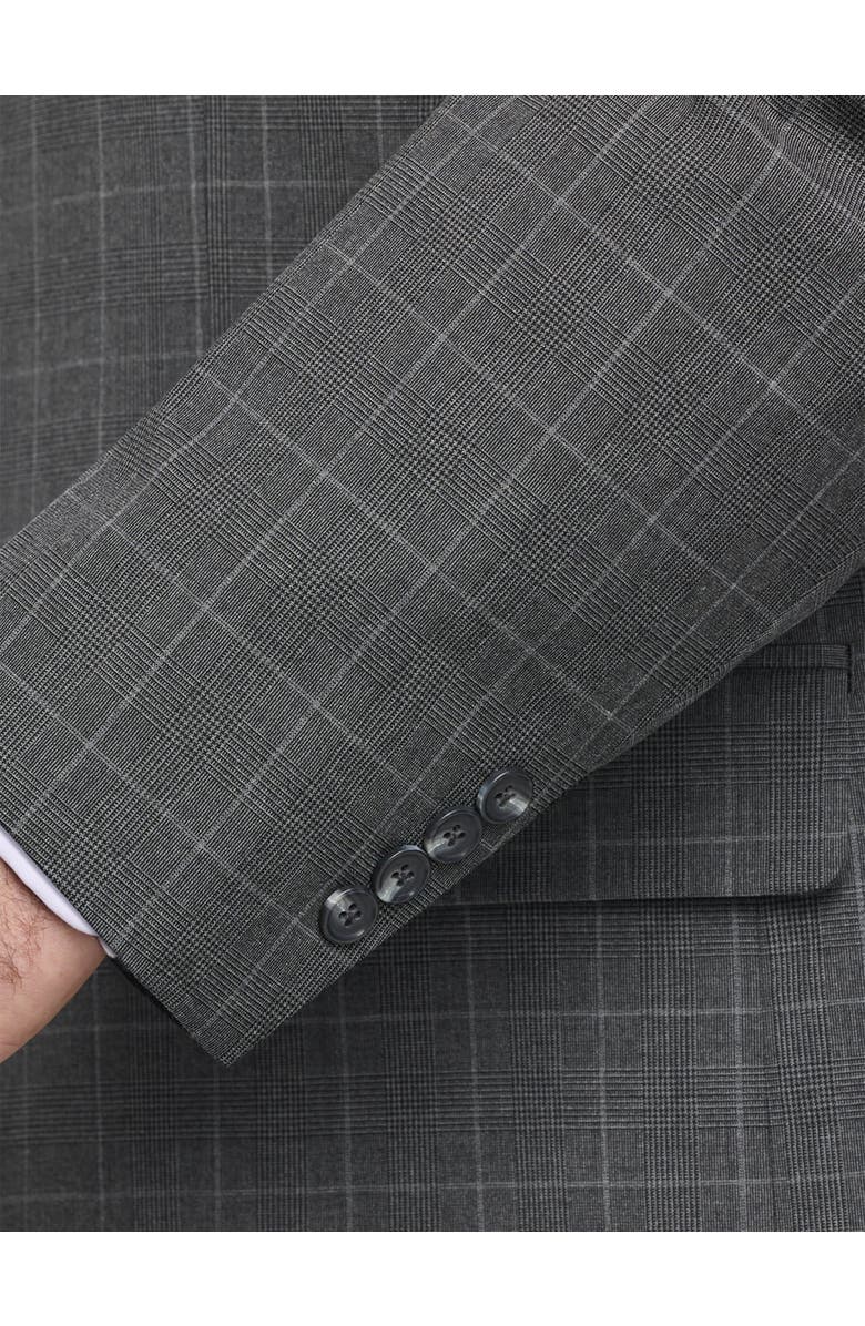 Oak Hill by DXL Houndstooth Jacket-Relaxer Suit Jacket, Alternate, color, 