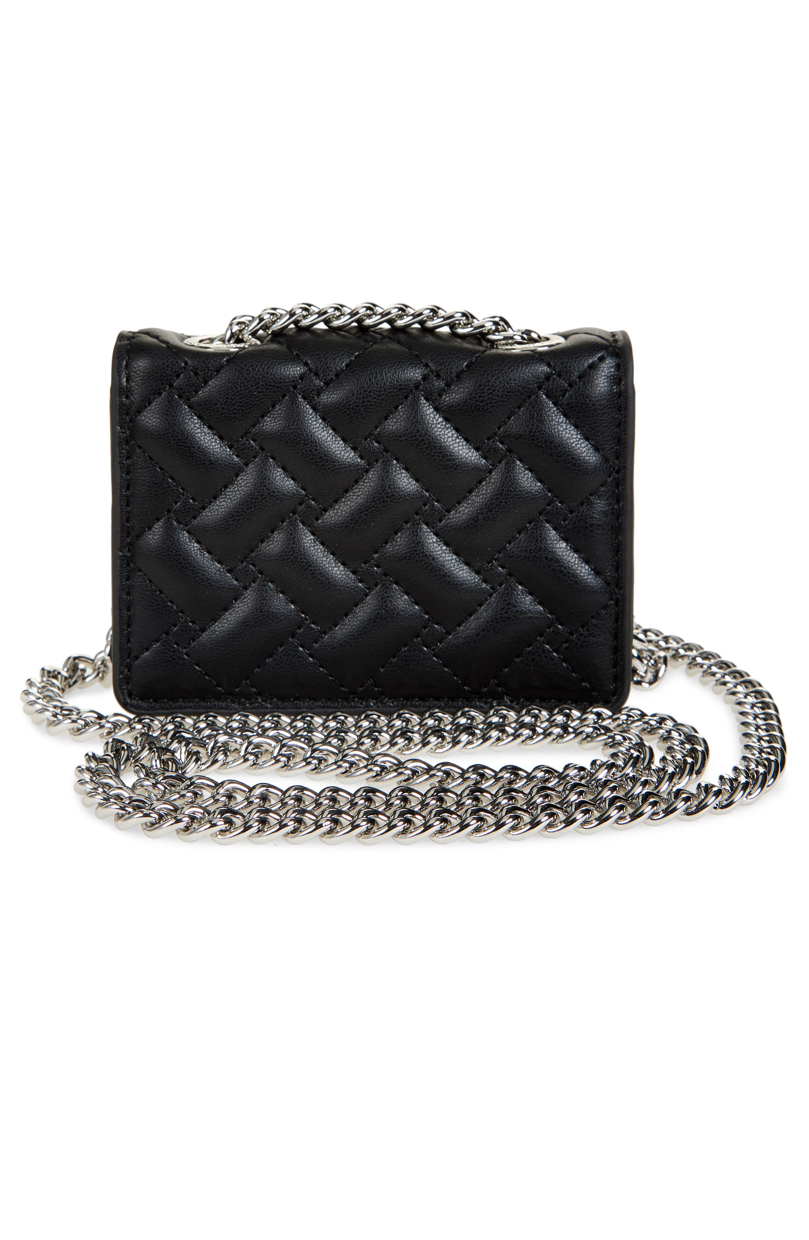 Kurt Geiger London Micro Kensington Crystal Kurt Crossbody Bag, Alternate, color, 