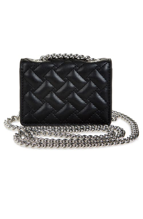 Kurt Geiger London Micro Kensington Crystal Kurt Crossbody Bag In Gray