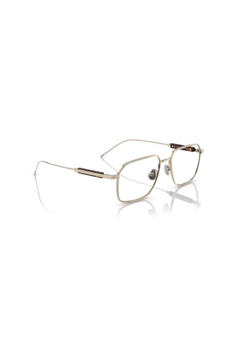 54mm Rectangle optical glasses, Alternate, color, Gold