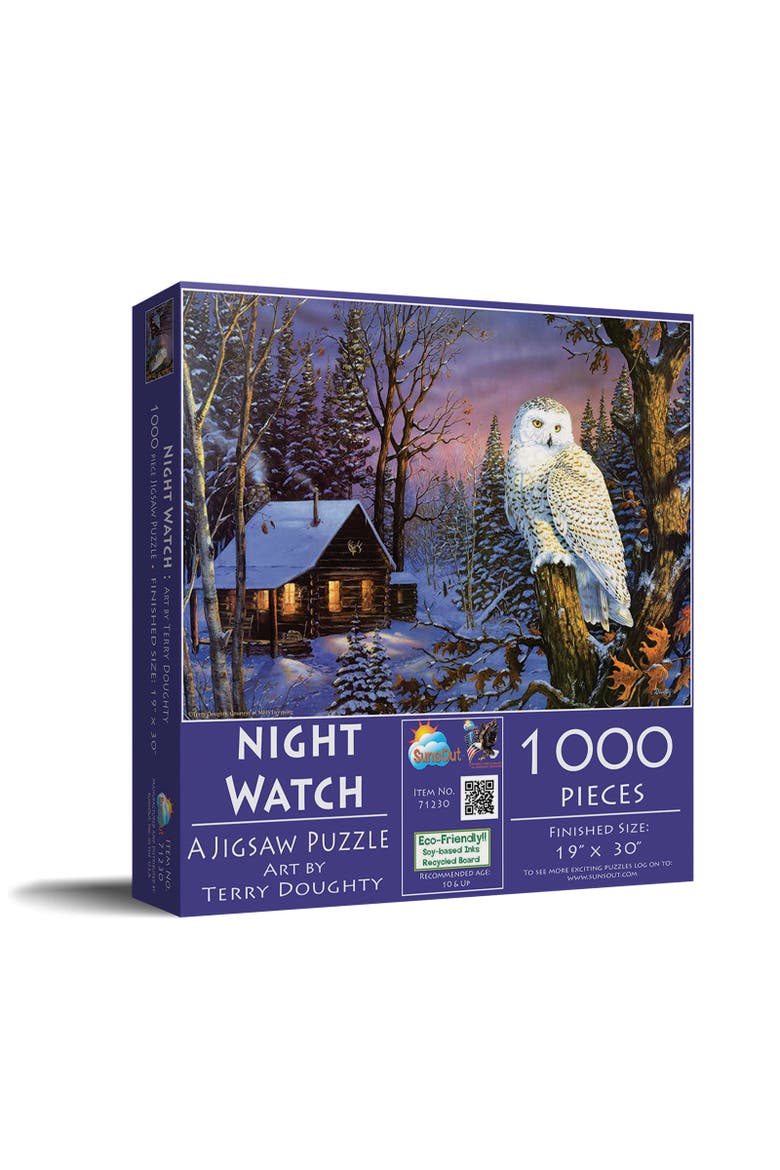 Night Watch 1000 piece Jigsaw Puzzle for Adults, Main, color, Multicolor