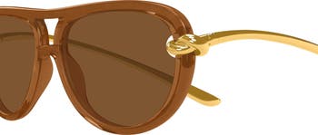 58mm Pilot Sunglasses